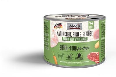 MAC's Hondenvoer Natvoer Blik - 70% Konijn & Groente - 6 x 200g