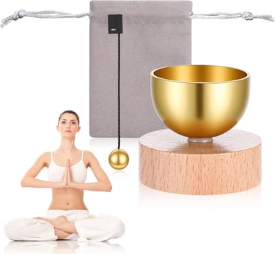 Set van Kleine Tibetaanse Klankschalen met Opbergtas - Ideaal voor Meditatie, Yoga en Ontspanning, 7 Chakra's, Stressverlichting en Mindfulness