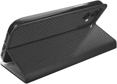 Jaym, Hoesje geschikt voor Apple iPhone 11 - Magnetisch Folio met Standaard, Zwart