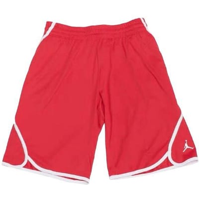 Short de basketball Jordan Flight Solid à fentes latérales respirant pour homme Bas Rouge 865851-657 XXL white