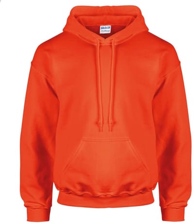 Gildan Zwaargewicht DryBlend Adult Unisex Hooded Sweatshirt Top / Hoodie (13 kleuren) (Oranje)