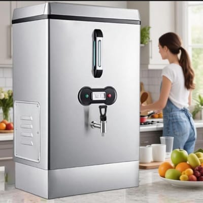 Water Boiler - Warm Water Dispenser - Direct Warm Water - Automatische Watertoevoer - 40 Liter - Zilver