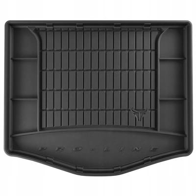 Premium Rubber Kofferbakmat met Organizer Functie – Geschikt voor FORD C-Max I 2003-2010 – TPE Rubber – Hoge Rand 5 cm – Antislip & Geurloos