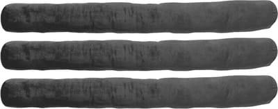 Textino - FINN - tochtstopper 90x10 cm - velvet - Charcoal Gray - antraciet