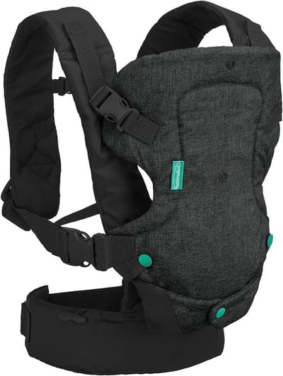 Babydrager - Baby draagzak - Comfortabel dragen - 4-in-1 ontwerp - Tot 14.5kg - Lichtgrijs
