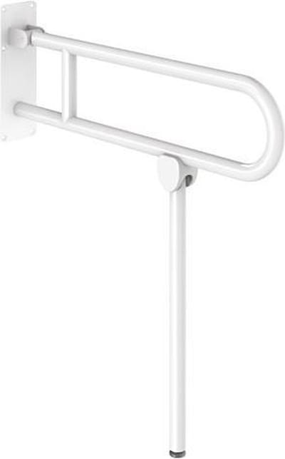 Delabie Opklapbare Basic Greep Met Voet Ø32 L.760 Wit Epoxy