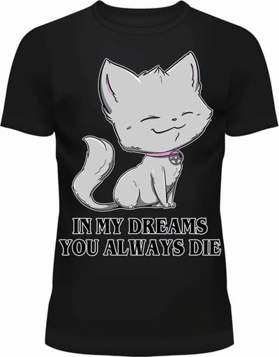 Cupcake Cult - IN MY DREAMS Dames Tshirt - XXL - Zwart