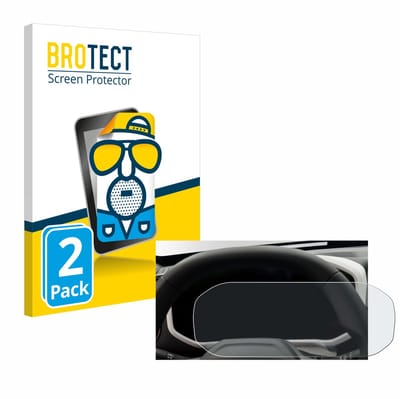 BROTECT - Screenprotector voor Dacia Duster Tacho (2024) - Folie Beschermfolie matte 2 Stuks