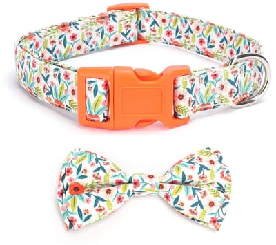 Dailygoods- Vlinderdas Halsband - Verstelbare Kraag - Afneembare Daskraag - Geschikt voor Kleine/Middelgrote/Grote Honden - Kraagmaat S/M/L - Breedte 1,5/2/2,5 cm