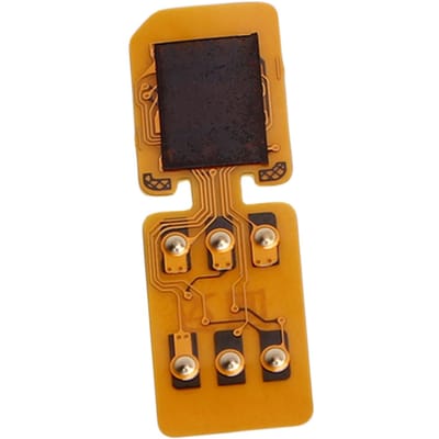 Déverrouillage Autocollant Carte Support pour Téléphone Série IOS 13 16 Double SIM Double Veille Déverrouillage Entièrement Automatique Autocollant Carte black