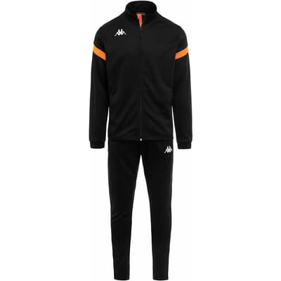 Kappa Core Dalcito Polyesterpak Heren - Zwart / Oranje | Maat: L