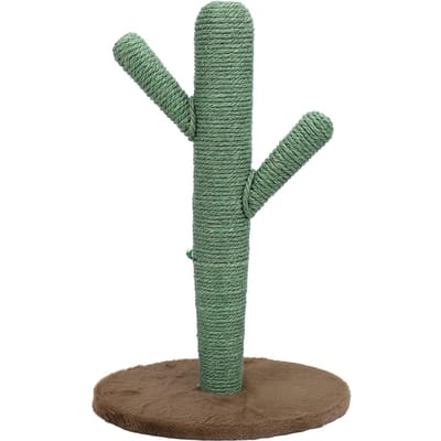 Arbre à chat griffoir Protection de meubles Base stable Sisal Bois de pin Cactus Griffoir pour gray