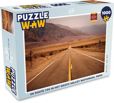 Puzzel De Route 190 in het Death Valley nationaal park - Legpuzzel - Puzzel 1000 stukjes volwassenen