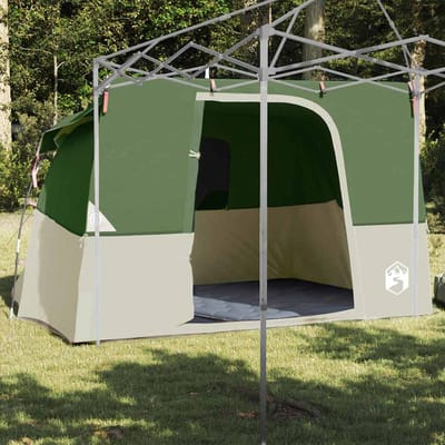 vidaXL - Binnentent - met - dak - met - opslag - Groen - 280 - x - 220 - x - 176 - cm - taft