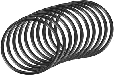 Allecta - Ronde Nitril Rubberen Afdichtingen 55mm x 49mm x 3mm - 10 Stuks Zwart - Voor Waterkraan Loodgieterswerk Reparatie