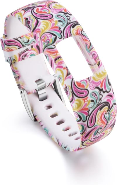 By Qubix - Siliconen sportbandje - Multicolor summer - Geschikt voor Garmin Vivofit 4