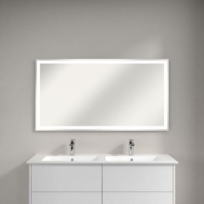 Villeroy & Boch Finero bathroom mirror 130x70 cm with LED light