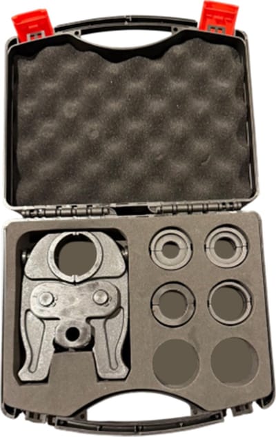 Germat Persbek Set U-Press met Inschuifbare Klembekken 16-32 mm – Persbek voor Leidingwerk – Geschikt voor Hydraulische & Elektrische Perstangen – Professioneel