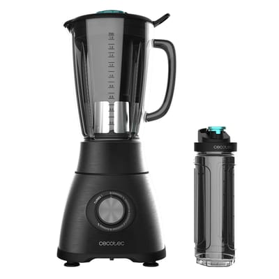 Cecotec Power Black Titanium 1800 Go 1,8 l Blender voor op aanrecht 1800 W Zwart