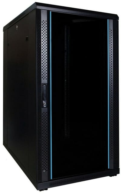 DSIT 22U serverkast met glazen deur 600x800x1200mm (BxDxH) - serverbehuizing - serverrack - 19 inch
