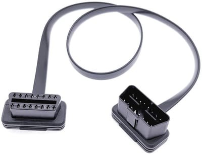 OBD2 Verlengkabel 16-pins Mannelijk naar OBDII Vrouw 60 cm - Diagnostische Autokabel Connector