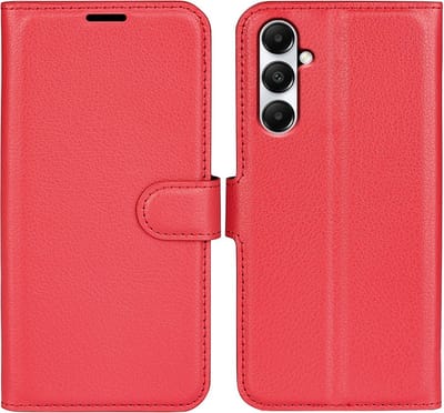 Coverup Hoesje - Geschikt voor Samsung Galaxy A05s Hoesje - Coverup Book Case - Rood