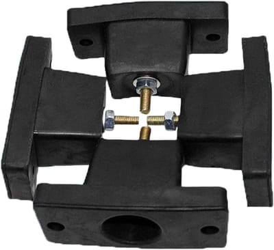 Trillingsdempers - Geluidsisolatie Matten - Apparatuur Stabiliseren - Robuuste Stabiliteit - 4 Stuks - Zwart
