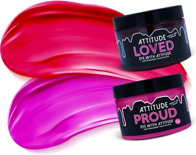 Attitude Hair Dye - PRETTY IN PINK Duo Semi permanente haarverf kit - Roze