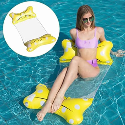 Opblaasbare loungestoel en waterhangmat - 4-in-1 luchtmatras voor volwassenen en kinderen