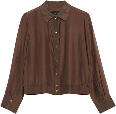 s.Oliver  Jackets Indoor Brown Taglia: 38 | Maglie a manica lunga Outlet | Donna | Marrone