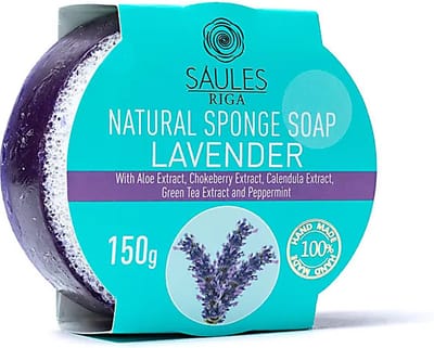 Natuurlijke scrubspons Lavendel