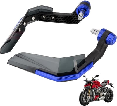Motor Handkappen - Stuur Bescherming - Bescherming Motor - Universele Montage - 26.8 x 15 x 7.7 cm - Blauw