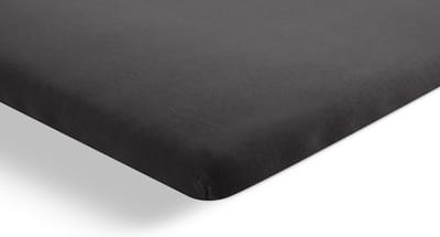 Beter Bed Select Jersey Hoeslaken Splittopper - 180 x 200/210/220 cm - 100% Katoen - Matrasbeschermer - Matrashoes - Antraciet
