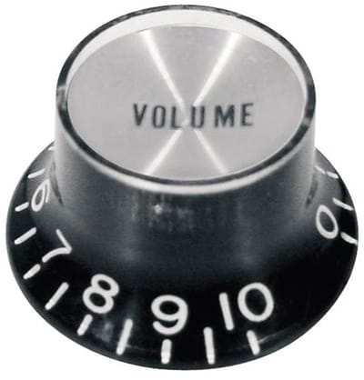 Boston KB-134-V Bellknop SG Model - Zwart met Chroomkap, Voor Volume Aansturing