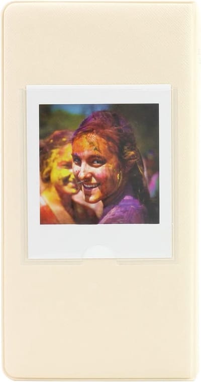 Fotoboek met 64 Pockets voor Fuji Instax Square SQ1/SQ20/SQ10/SQ6 en Mini Link SP-3 Printer, Perfect voor Instant Foto's en Herinneringen