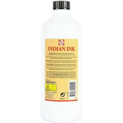 Indische Inkt - TALENS - 490ml - Zwart - Voor Volwassenen - Gemengd zwart