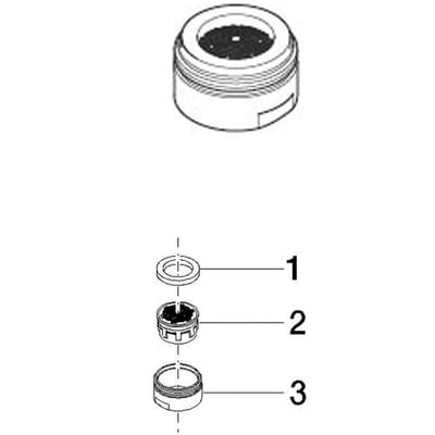 Dornbracht replacement aerator 90230111803-00
