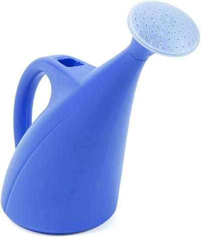 Plastic gieter - Waterplanten bak - Planten water geven - Lichtgewicht ontwerp - 34x37x16 cm - Blauw