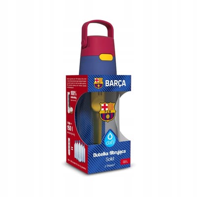 Dafi Solid FC Barcelona Waterfles 0,5L - Gefilterd water, veelkleurig