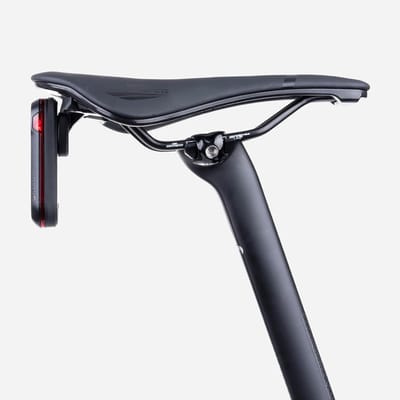 Fietslicht Bevestiging - Zadelpen Houder - Fiets Verlichting - 3D-Geprint Koolstofvezel - Maat S
