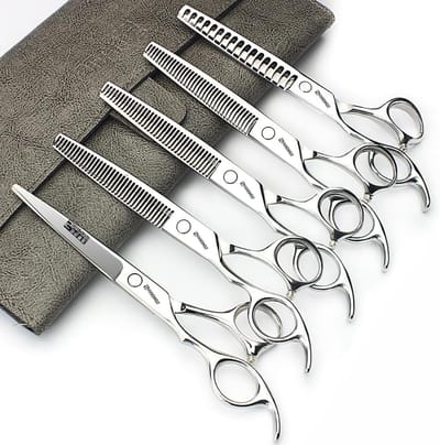 Professionele Haar Clippers Set van Japanse Roestvrijstalen Kappersgereedschap (6,5 Inch) voor Nauwkeurige Snit en Styling