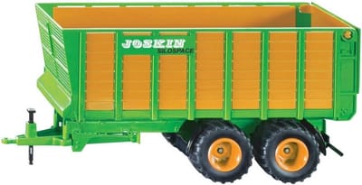 SIKU 2873, Silagewagen, 1:32, metaal/kunststof, oranje/groen, bewegende delen