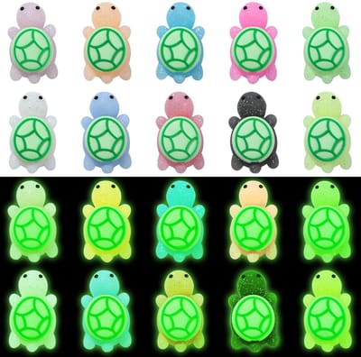 Siliconen Focal Kralen Oceaan Dier Kralen Glow in The Dark Tortoise Ornamenten Voor Diy Armband Sieraden Maken Craft Decor
