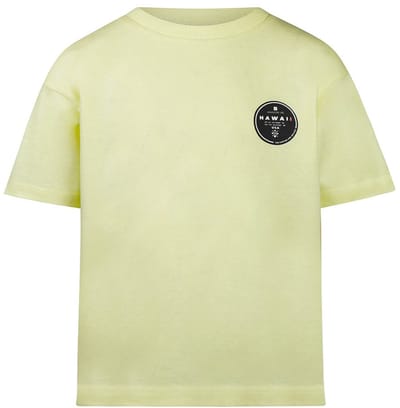 No Way monday Jongens T-shirt Loos Fit Neon Geel maat 134