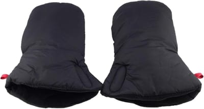 Kinderwagenwanten - Handmof Stuur - Warm Blijven - Extra Dikke Fleece - 20 x 25 cm - Zwart