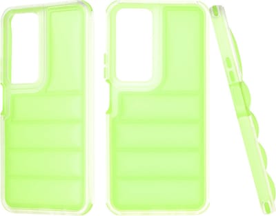 Hoesje geschikt voor HONOR 90 Smart/X7b - Techsuit Wave Shield Shockproof Hard Case Back Cover - Groen