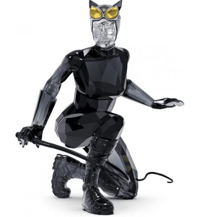 Swarovski beeldje DC Catwoman 5633660 | Zwart kristal figuur decoratieobject, icoon van Batman-fans en verzamelaars