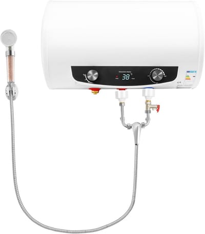 30 l Elektrische Warmwaterboiler met Wandbevestiging en Douchekop - Horizontaal, IPX4, 220 V