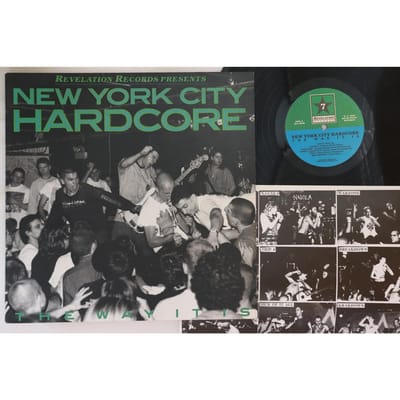 Disque LP VARIOUS - New York City Hardcore - The Way It REVELATION7 BAD BOY 1988 US Rock Occasion gray