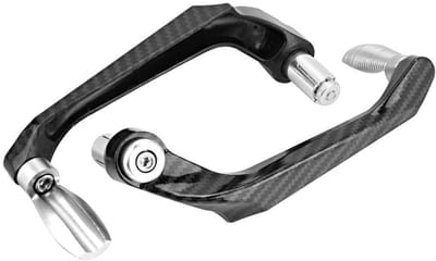 Dailygoody - Motorfiets hebelbescherming - Koppelingshendel bescherming - Hoge gevoeligheid - Zilver - Remblokbescherming - Geschikt voor motorfietsen